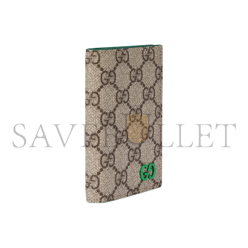 GUCCI GREEN INTERIOR GG LONG CARD CASE 768249 (15*12cm)